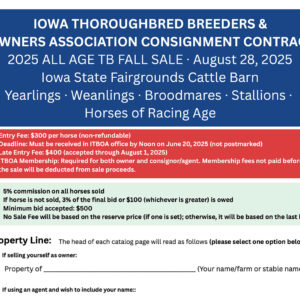 Consignment Contract Fee